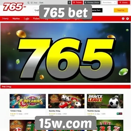 Avaliação das funcionalidades do site 765 bet