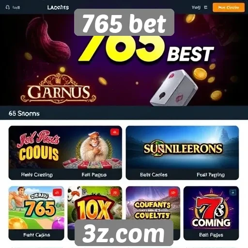 Jogos populares disponíveis na plataforma 765 bet