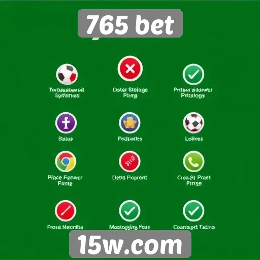 Análise das funcionalidades do site 765 bet